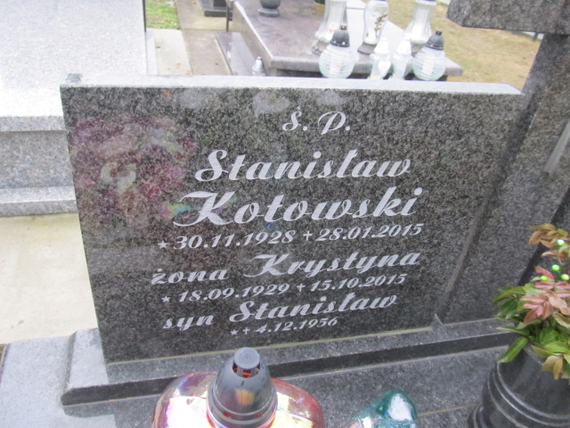 Krystyna Kotowska 1929 Chełmek par. - Grobonet - Wyszukiwarka osób pochowanych