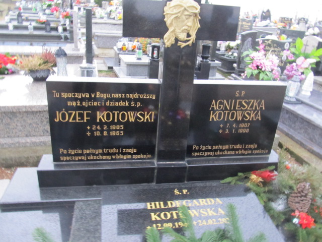 Agnieszka Kotowska 1907 Chełmek par. - Grobonet - Wyszukiwarka osób pochowanych