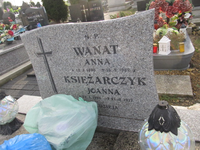 Anna Wanat 1890 Chełmek par. - Grobonet - Wyszukiwarka osób pochowanych
