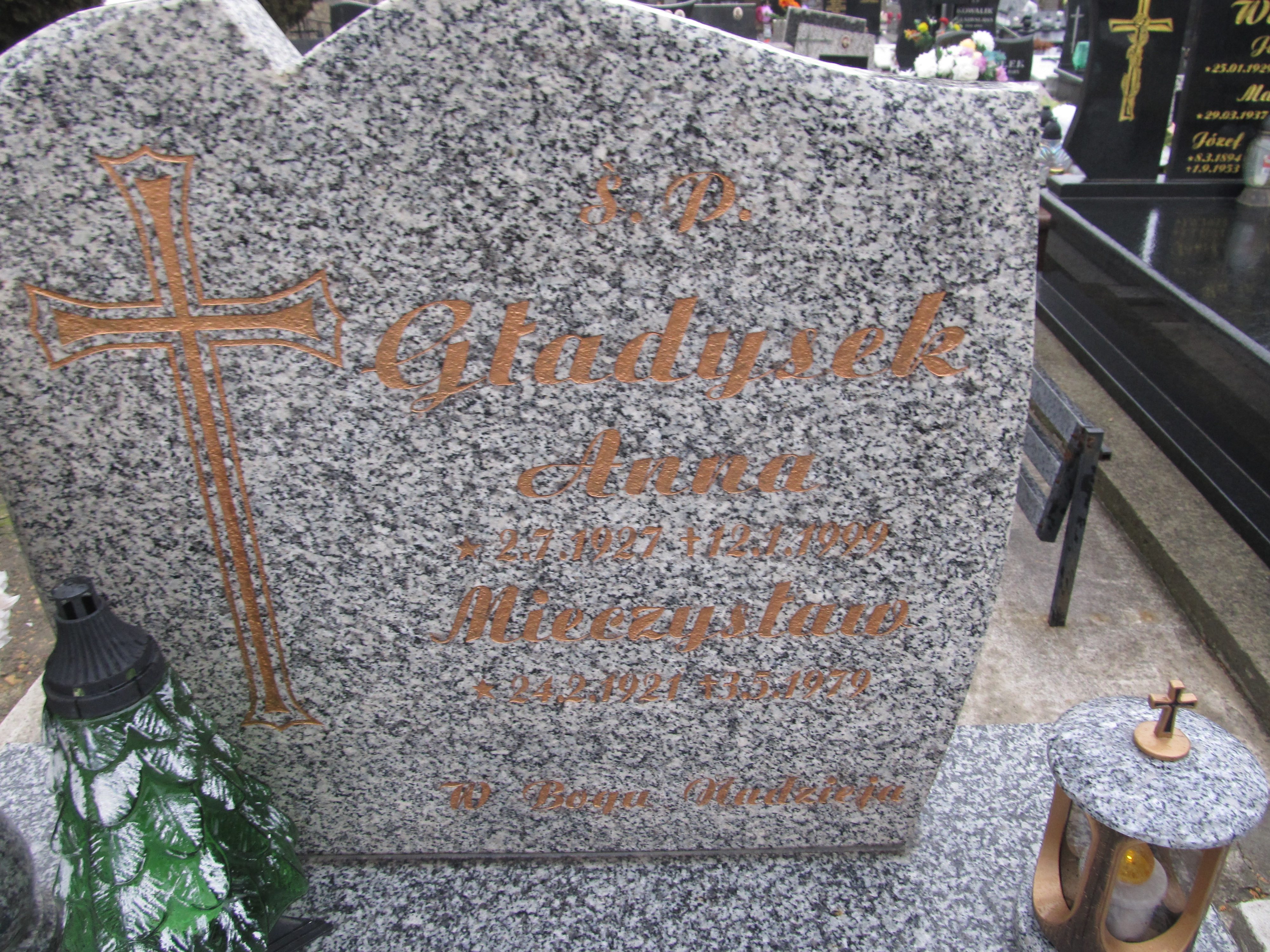 Anna Gładysek 1927 Chełmek par. - Grobonet - Wyszukiwarka osób pochowanych