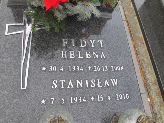 Helena Fidyt 1934 Chełmek par. - Grobonet - Wyszukiwarka osób pochowanych