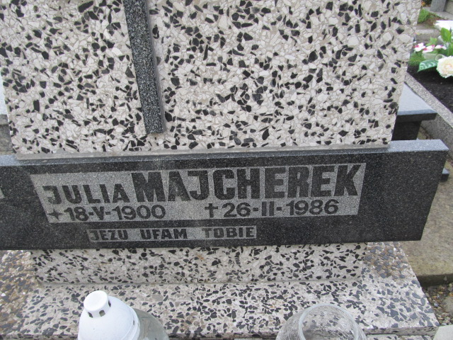 Julia Majcherek 1900 Chełmek par. - Grobonet - Wyszukiwarka osób pochowanych